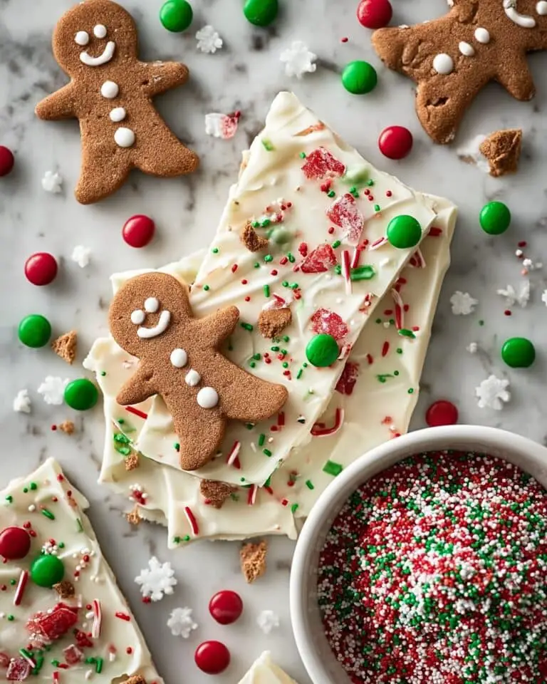 Gingerbread Chocolate Bark Recipe