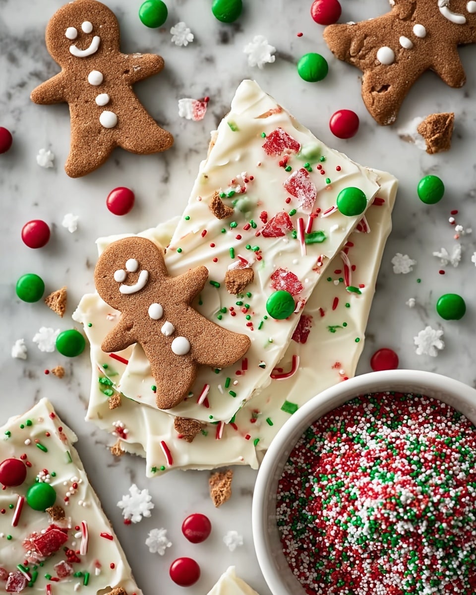 Gingerbread Chocolate Bark Recipe