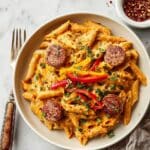 Creamy Cajun Sausage Pasta Recipe