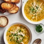 Italian Penicillin Soup with Egg and Pasta Recipe