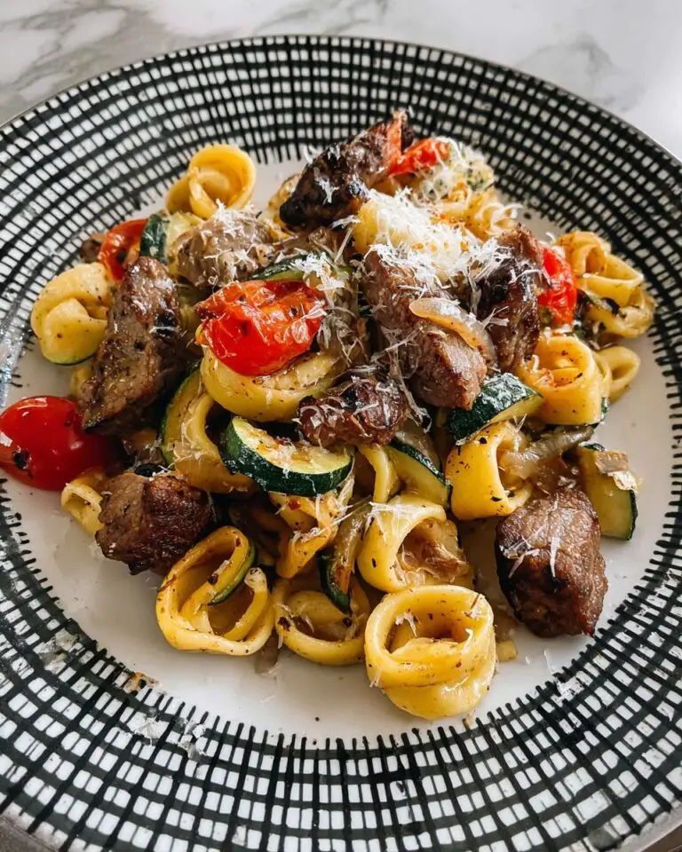 Holiday Steak & Tortellini Skillet Recipe