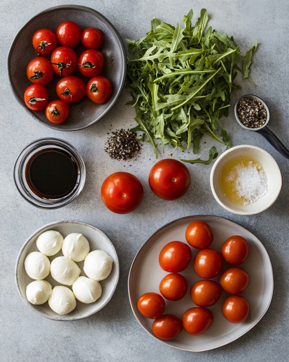 Caprese Salad Wreath Recipe - Recipe Image