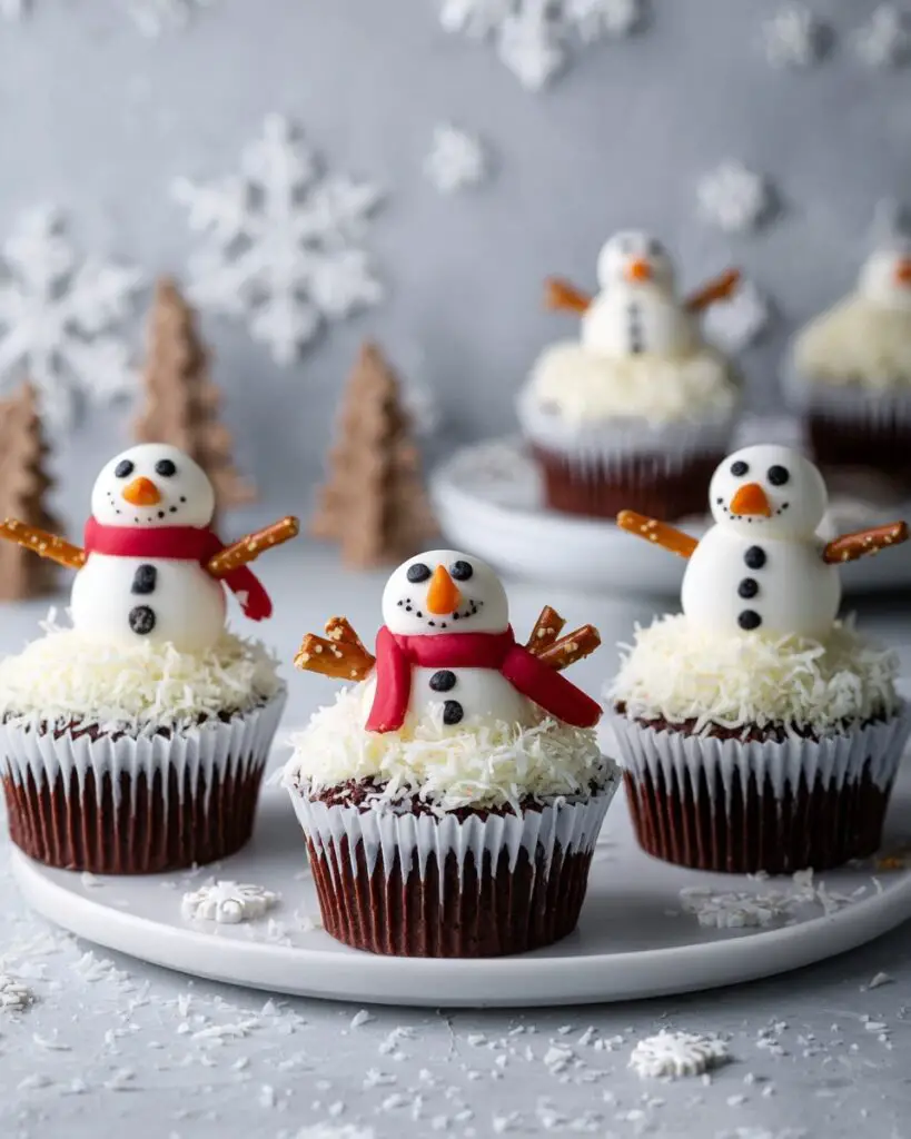 Snowman Cupcakes Recipe