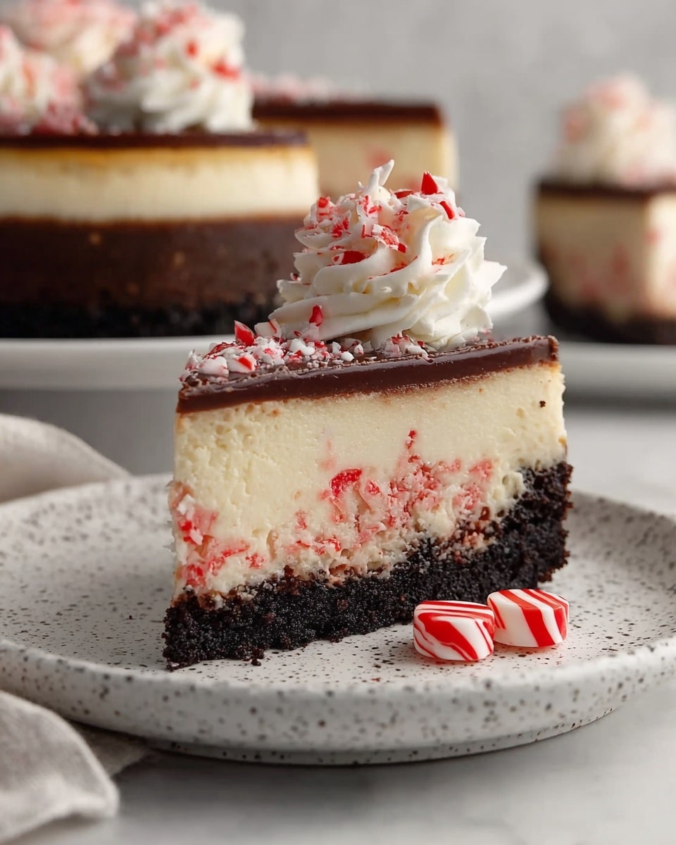 Peppermint White Chocolate Cheesecake Recipe