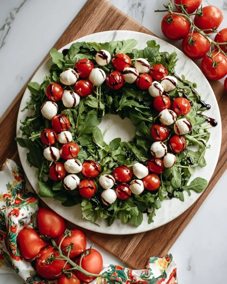 Caprese Salad Wreath Recipe