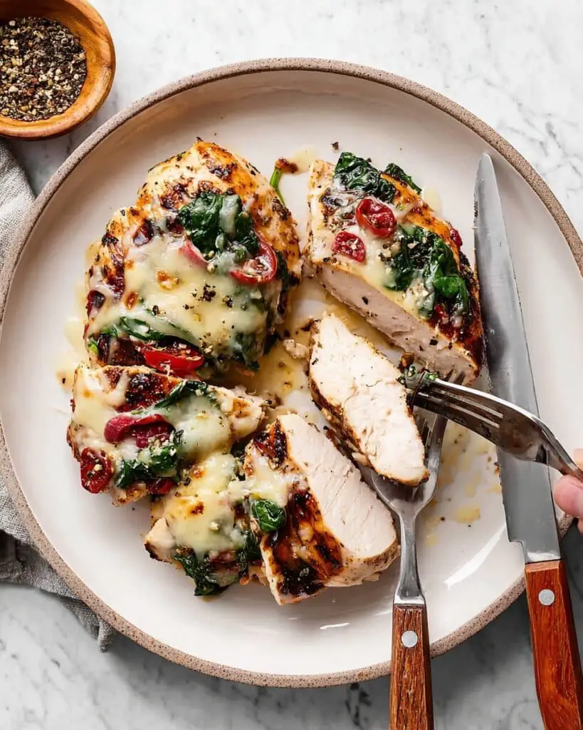 Impressive Cranberry Brie Stuffed Chicken Recipe