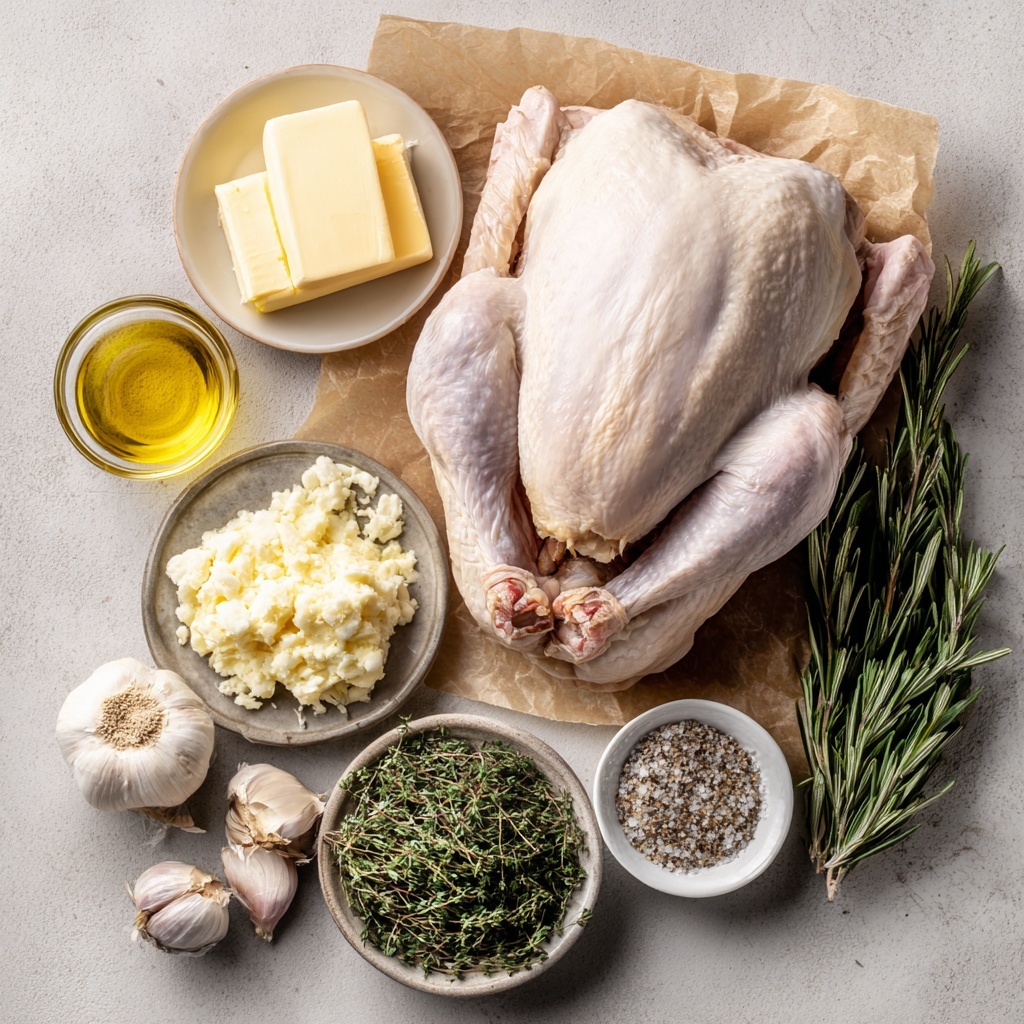 Herb-Infused Roast Turkey Breast with Garlic and Butter Recipe - Recipe Image