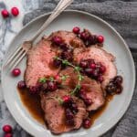 Cranberry Balsamic Roast Beef Recipe
