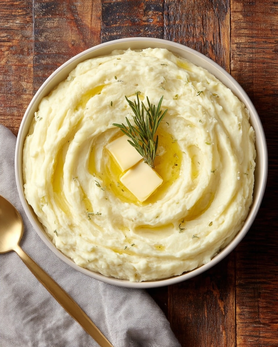 Rosemary Garlic Mashed Potatoes Recipe