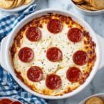 Pepperoni Dip with Cheese and Marinara Recipe