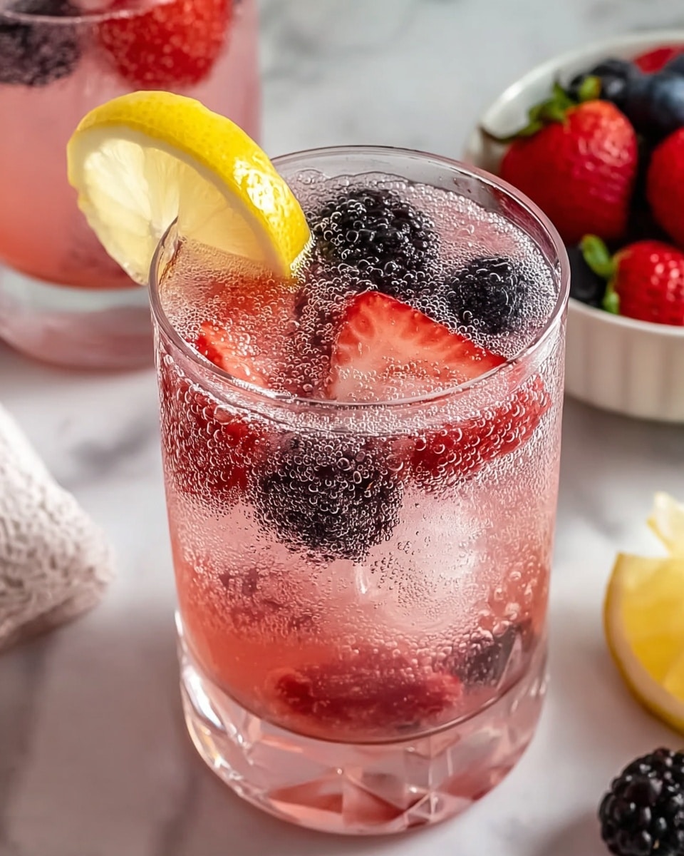 Strawberry Sparkler Mocktail Recipe