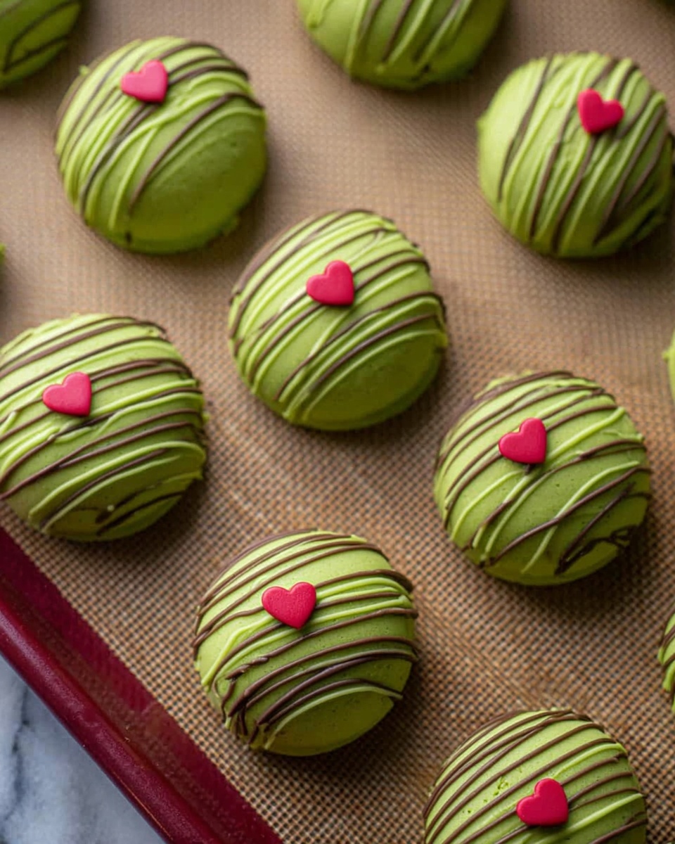 Grinch Oreo Balls with Red Velvet Oreos Recipe