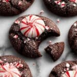 Chocolate Peppermint Kiss Cookies Recipe