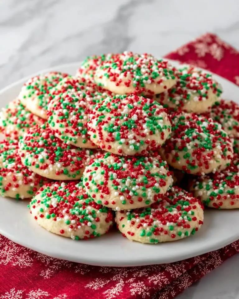 Christmas Sprinkle Pudding Cookies Recipe