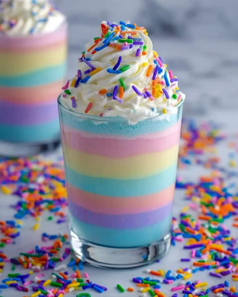 Colorful Unicorn Jello Cups Recipe