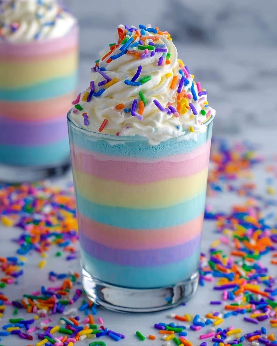 Colorful Unicorn Jello Cups Recipe