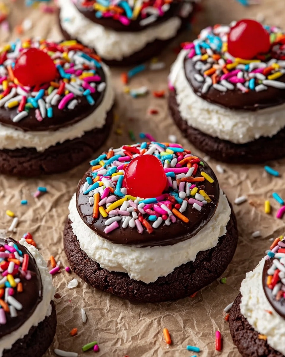Hot Fudge Sundae Cookies Recipe