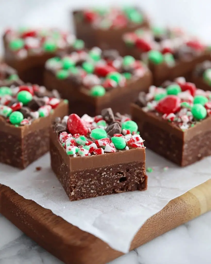 Peppermint Chocolate Christmas Slice Recipe