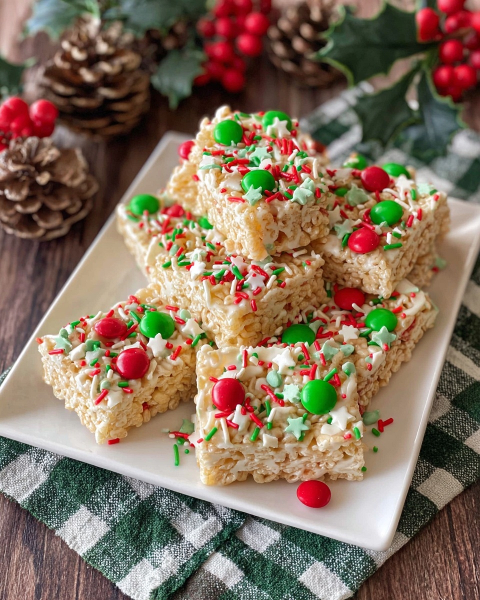 White Christmas Marshmallow Rice Bubble Slice Recipe