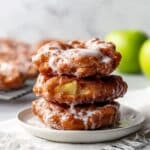 Homemade Apple Fritters with Cinnamon Glaze Recipe