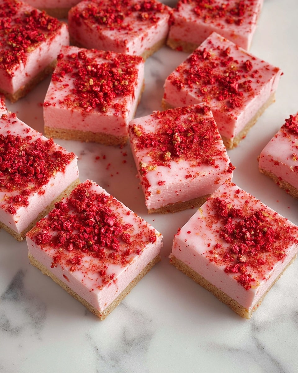 Strawberry Shortcake Brownies Recipe