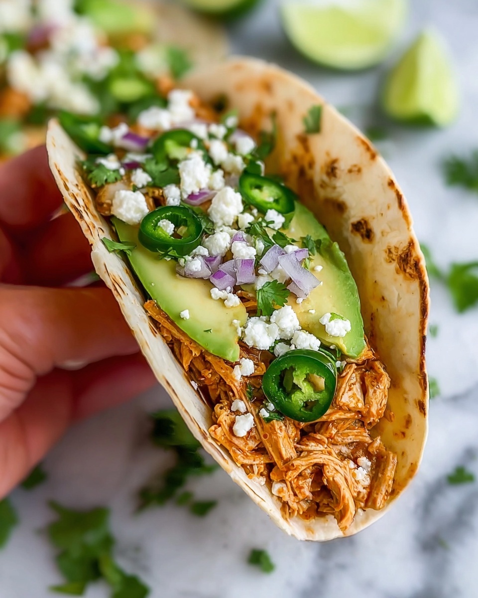 Healthy Crockpot Chicken Tacos Recipe
