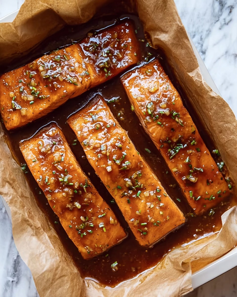 Easy Baked Salmon with Honey Soy Glaze Recipe